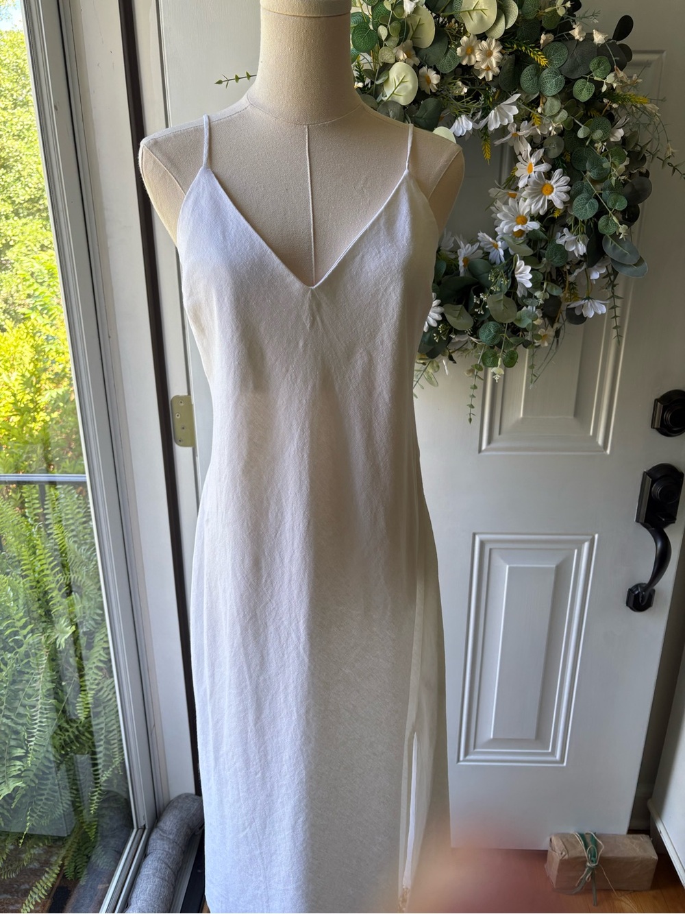 a new day White Midi Slip Dress